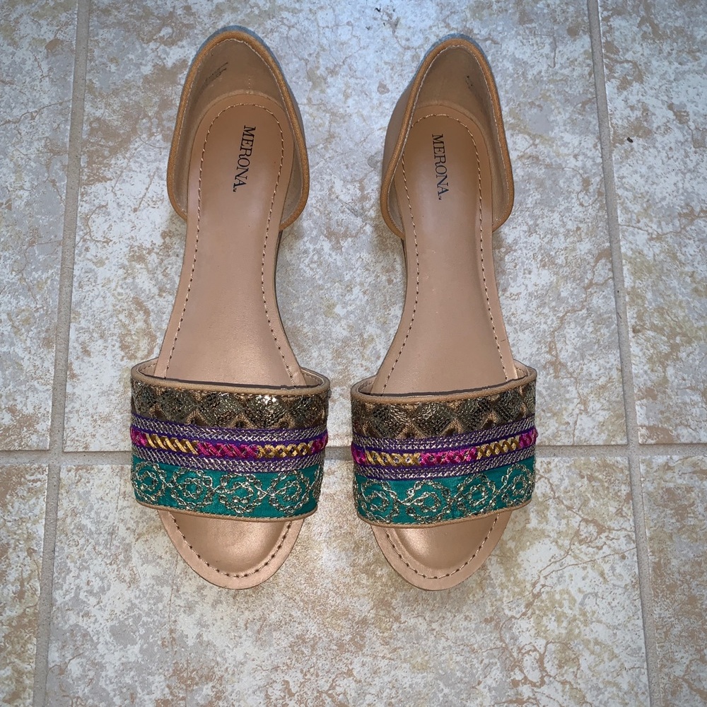 Colorful Size 9 Flats